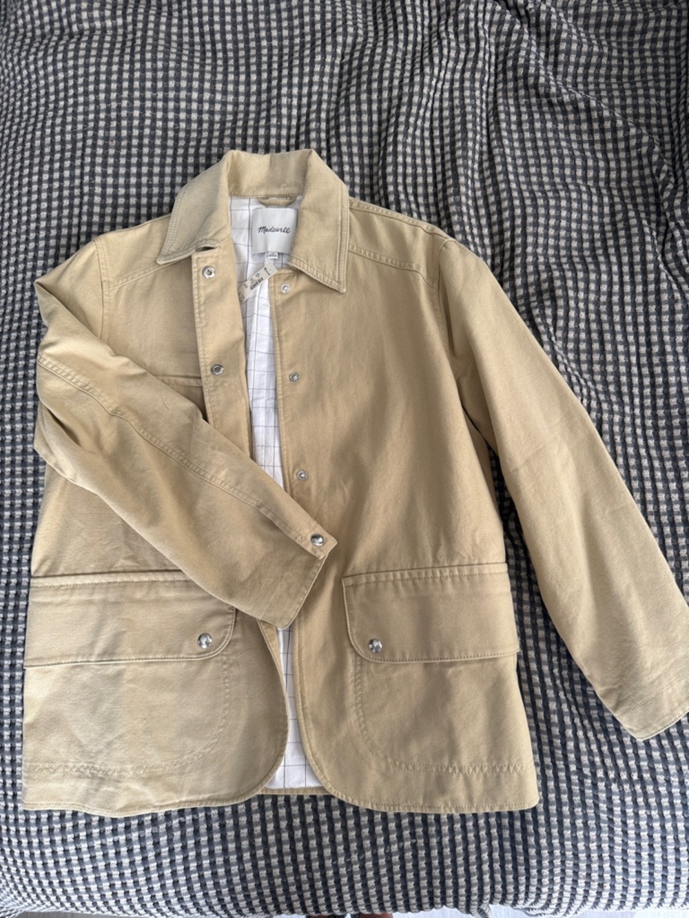 Madewell Women’s Tan Canvas Barn Jacket
